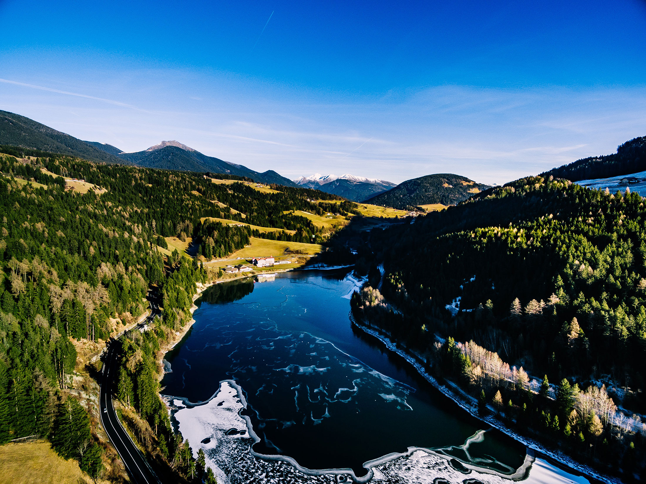 Clean water flowing through untouched nature